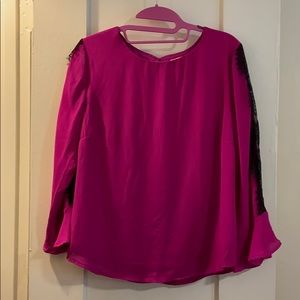 Bell Sleeved Pink Top